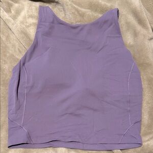 lululemon purple align high neck tank size 10